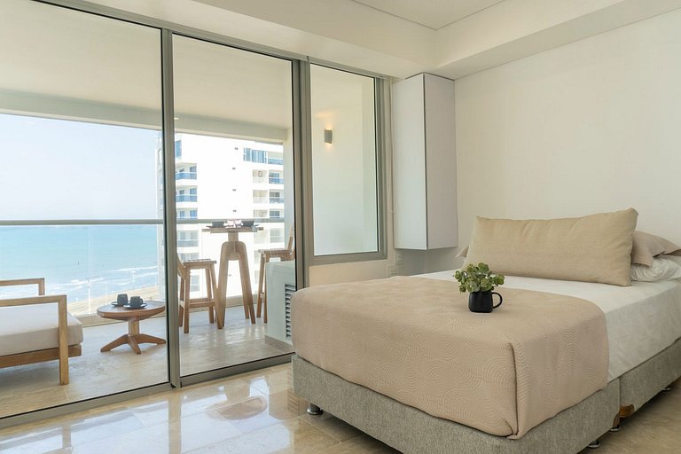 Suite con balcón lounge y vista increíble CB1128