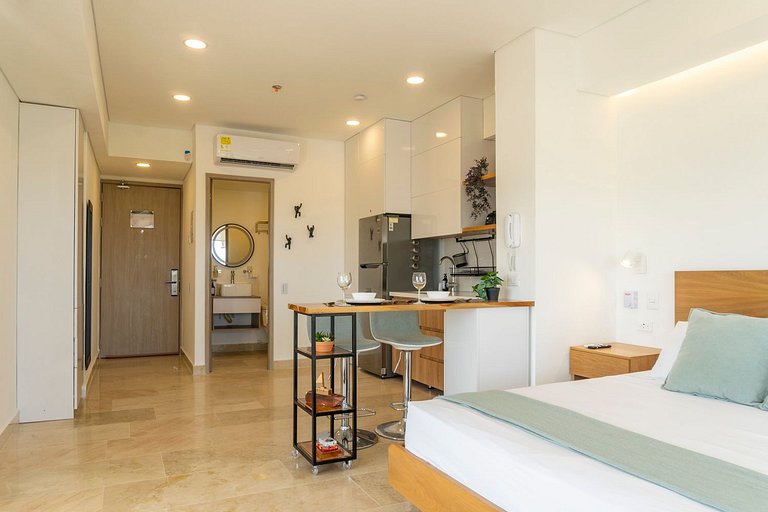 Hermosa Suite Vista 180° 7min del Centro CB1330