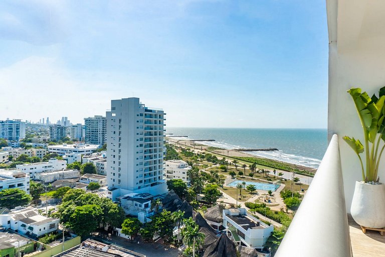 Hermosa Suite Vista 180° 7min del Centro CB1330