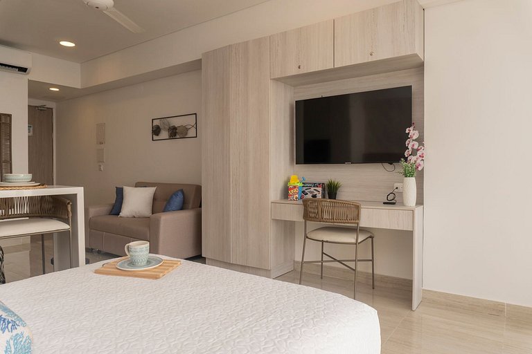 CB1315 | Suite familiar con vista al mar, sofá cama y WiFi r
