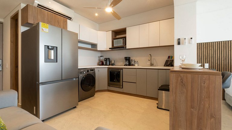 Suite con daybed piso 16 y balcón panorámico CB1638