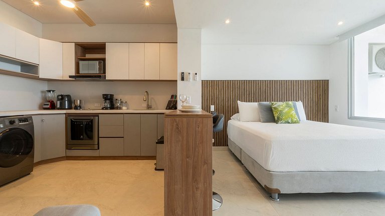 CB1638 | Suite con daybed piso 16 y balcón panorámico