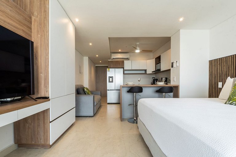 CB1638 | Suite con daybed piso 16 y balcón panorámico