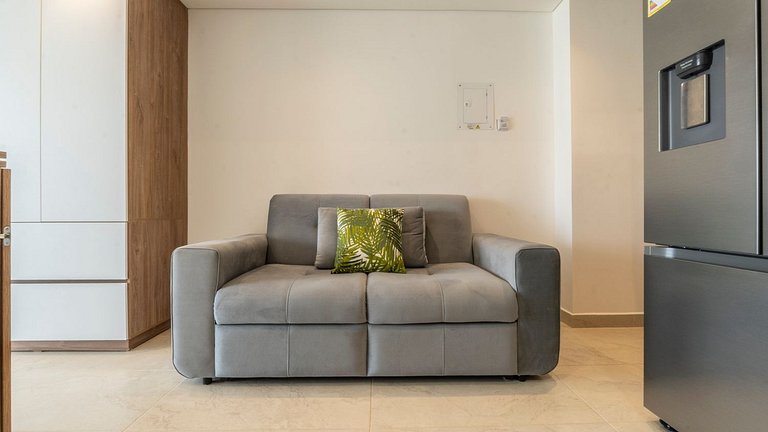 Suite con daybed piso 16 y balcón panorámico CB1638