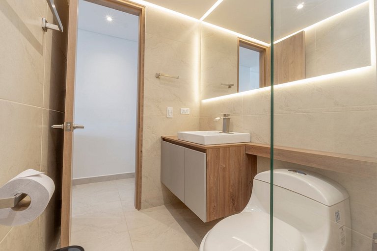 Suite con daybed piso 16 y balcón panorámico CB1638