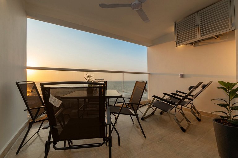 CB911 Maravillosa Suite Frente al Mar-Atardecer