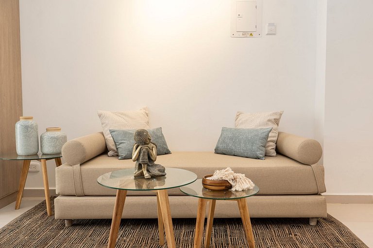 Suite romántica con terraza lounge y vista panorámica CB834