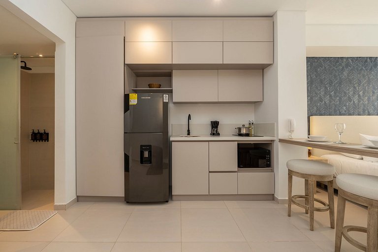 Suite romántica con terraza lounge y vista panorámica CB834