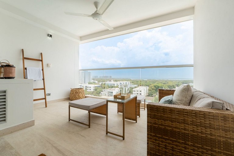 CB834 Vista Hermosa - Suite Cama Queen Balcon Priv