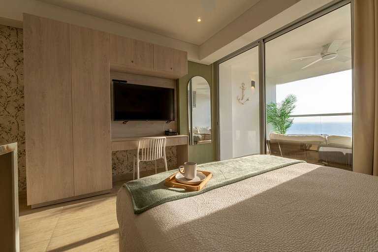 CB1113 Increible Lujosa Suite Vista Mar-Atardecer