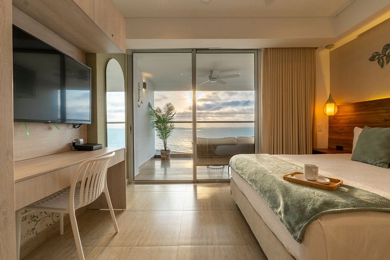 CB1113 Increible Lujosa Suite Vista Mar-Atardecer