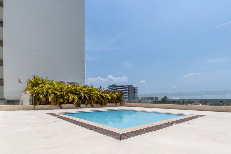 CB821 Exclusiva Suite Con Vista Al Mar en Cartagena Beach