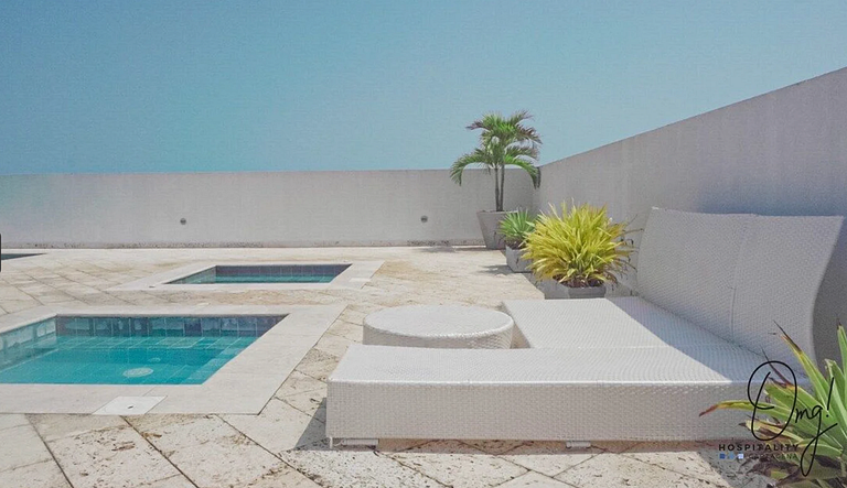 Acogedor Vista al Mar Piscina Vista Infinita OD805