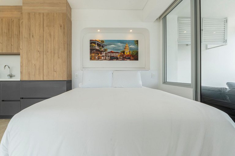 CB1629 | Suite moderna con vista 180 mar ciudad