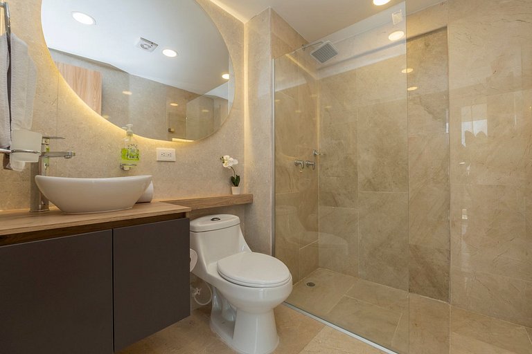 CB1629 | Suite moderna con vista 180 mar ciudad