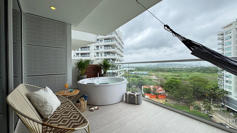 MQ903 Increible Apto 1Hab Jacuzzi Priv Cielo Mar