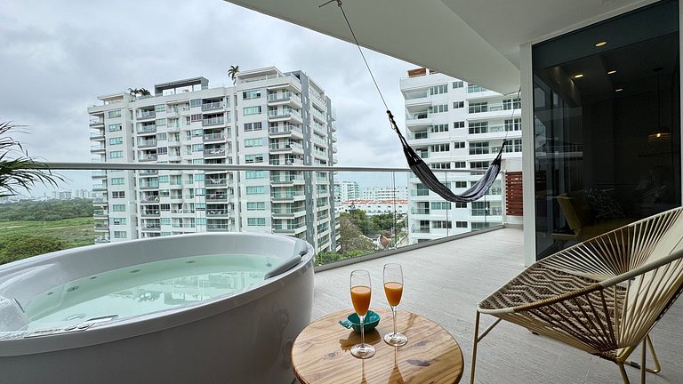 MQ903 Increible Apto 1Hab Jacuzzi Priv Cielo Mar