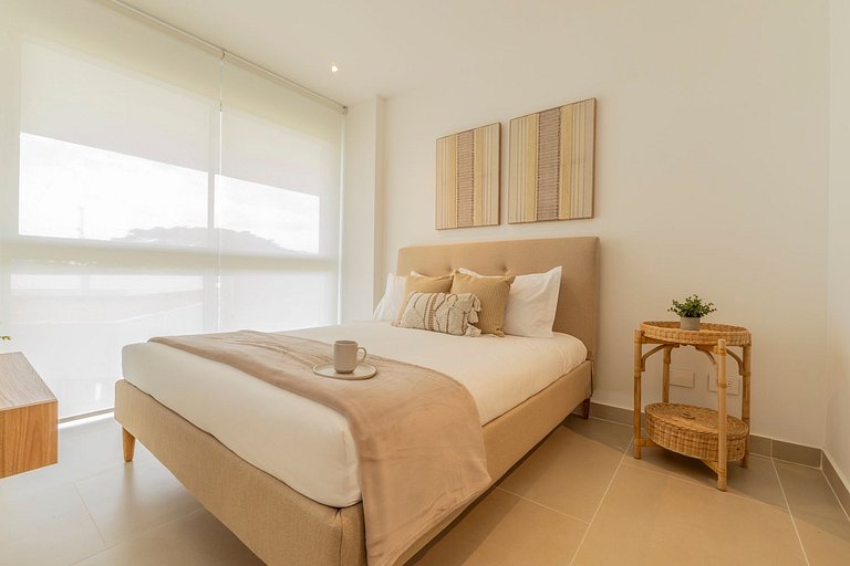 Baia Kristal: playa privada, laguna y balcón