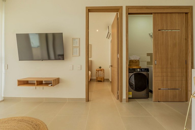 Baia Kristal: playa privada, laguna y balcón