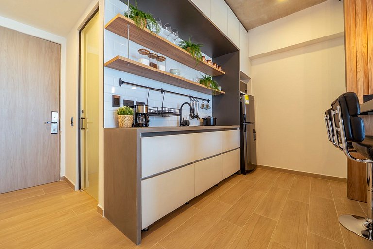 CB806 | Estudio moderno con balcón XL y vista espectacular