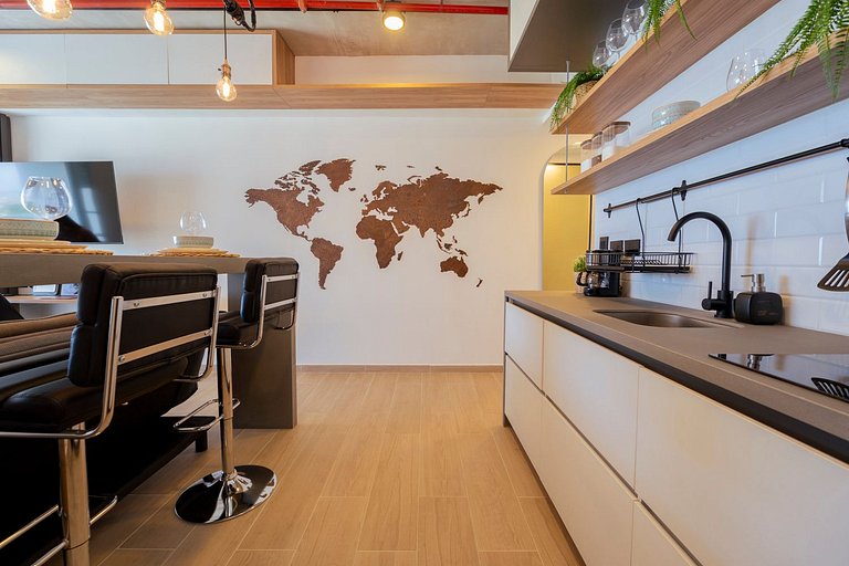 CB806 Moderno Loft frente al Mar Crespo