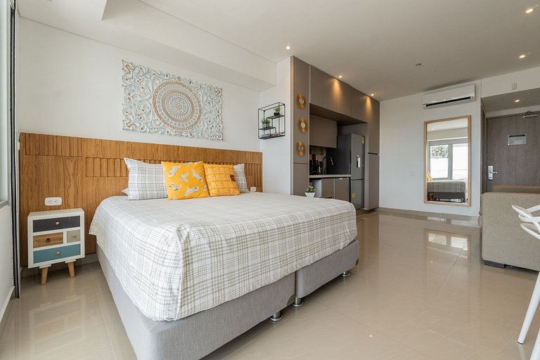 CB1531 Boho Suite Hermosa Vista 2min-Aeropuerto