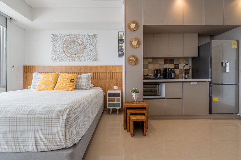 CB1531 Boho Suite Hermosa Vista 2min-Aeropuerto