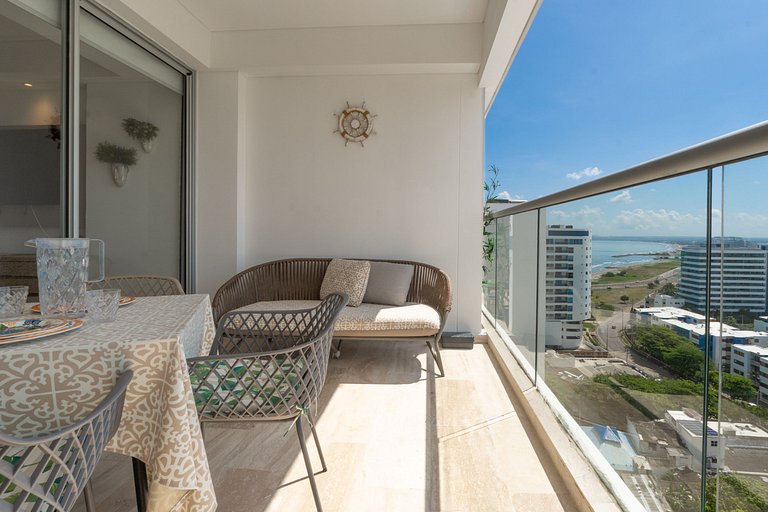 CB1531 Boho Suite Hermosa Vista 2min-Aeropuerto
