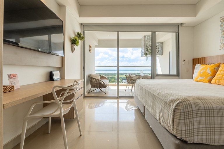 CB1531 Boho Suite Hermosa Vista 2min-Aeropuerto