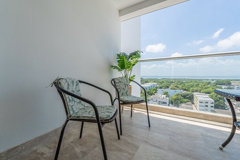 CB1043 | Suite premium en Cartagena hermosa vista