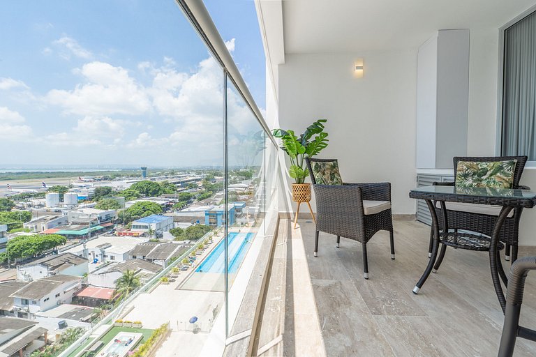 CB1043 | Suite premium en Cartagena hermosa vista