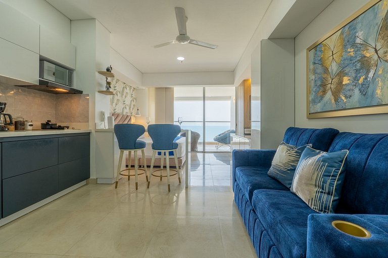 CB910 | Suite frente al mar diseño moderno balcon