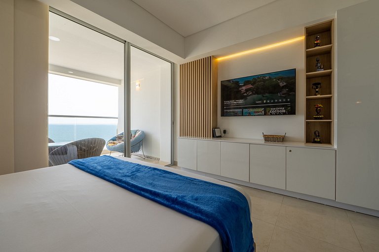 CB910 | Suite frente al mar con diseño moderno y balcón priv