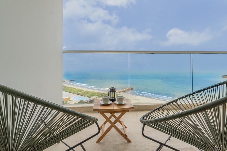 CB1515 | Lujosa suite con vista al mar y balcón