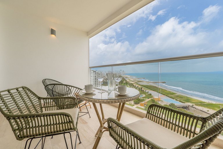 CB1515 | Lujosa suite con vista al mar y balcón