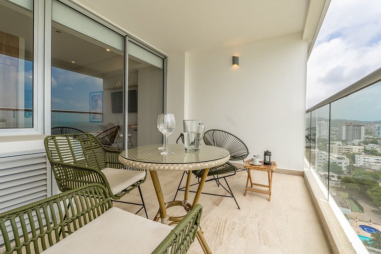 CB1515 | Lujosa suite con vista al mar y balcón