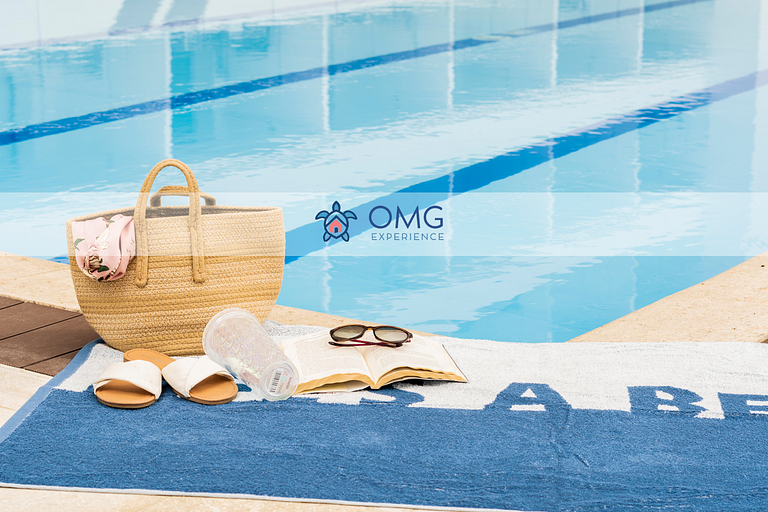 CB1223 | Suite con 2 camas, vista al mar y piscina
