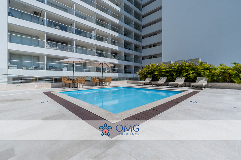 CB544 | Moderno Studio con Balcón y Vista en Cartagena Beach