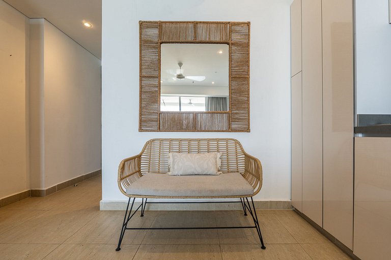 CB1223 | Suite con 2 camas, vista al mar y piscina