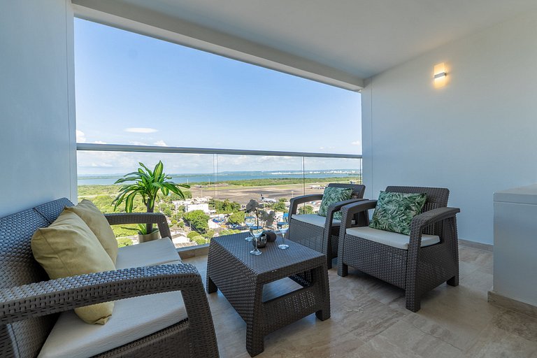 Suite moderna piso 15 amanecer espectacular CB1535