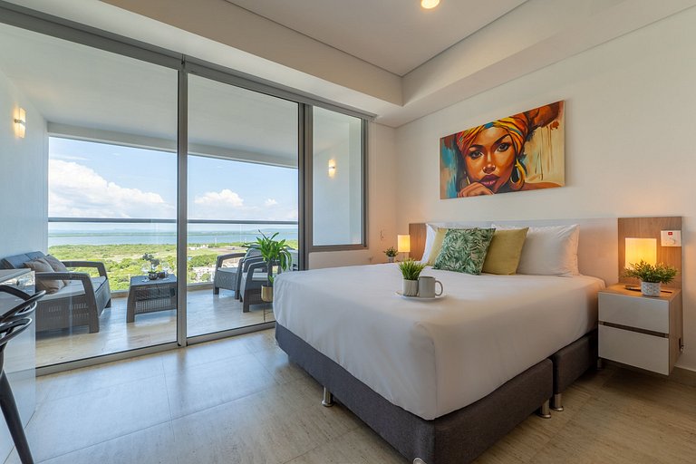 CB1535 | Suite moderna piso 15 con espectaculares amaneceres