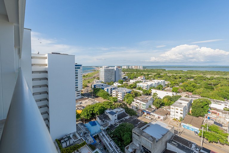 Suite moderna piso 15 amanecer espectacular CB1535