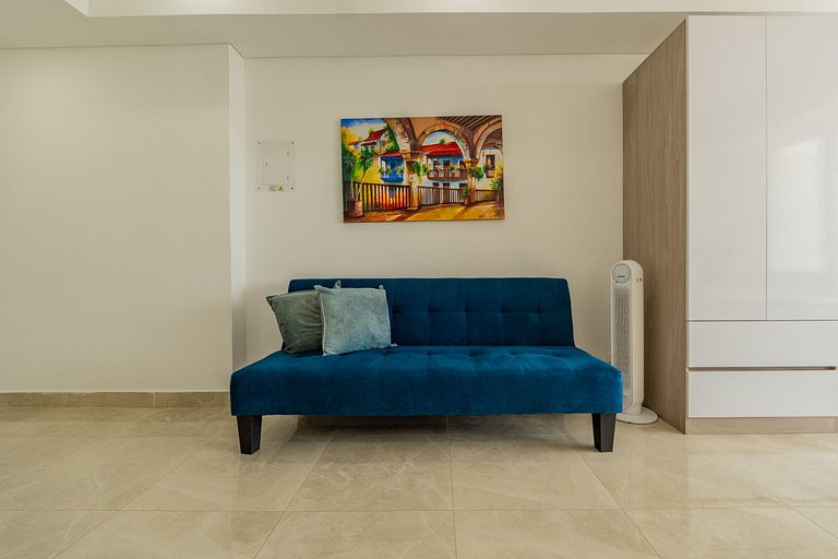 Stylish loft piso 9 con balcón y vista ciudad CB937