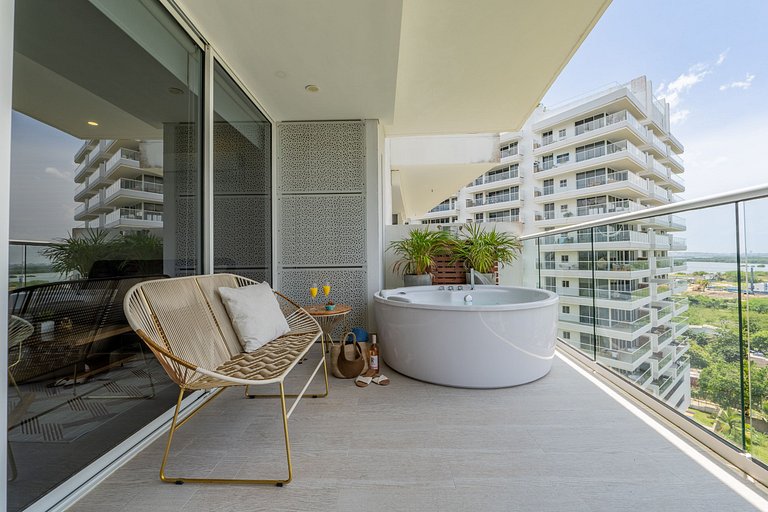 MQ903 | Jacuzzi & hamaca · Vista espectacular