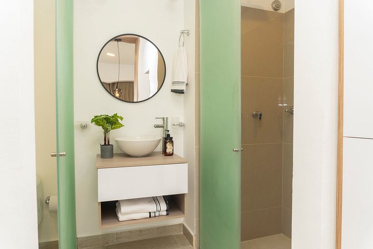 CB1004 Nueva Suite Frente al Mar - 2min Aeropuerto