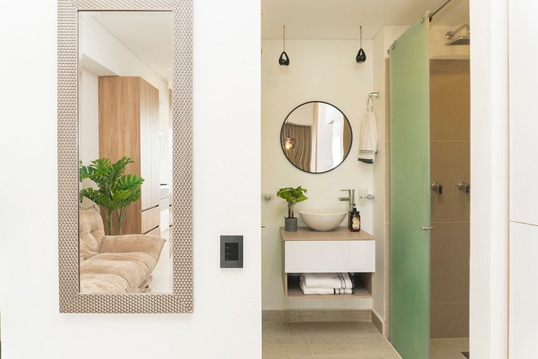 CB1004 Nueva Suite Frente al Mar - 2min Aeropuerto