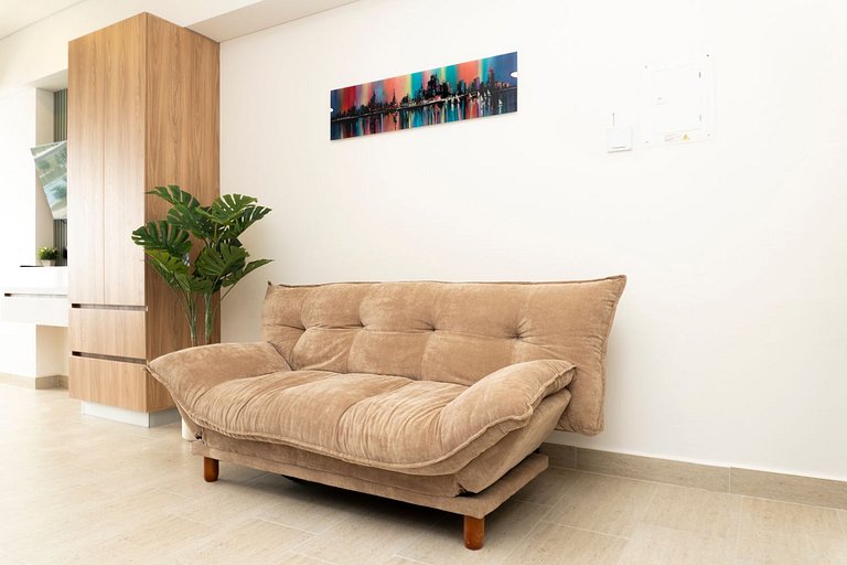 CB1004 Nueva Suite Frente al Mar - 2min Aeropuerto