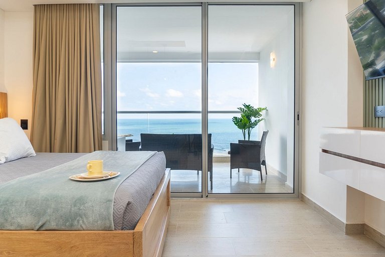 CB1004 Nueva Suite Frente al Mar - 2min Aeropuerto