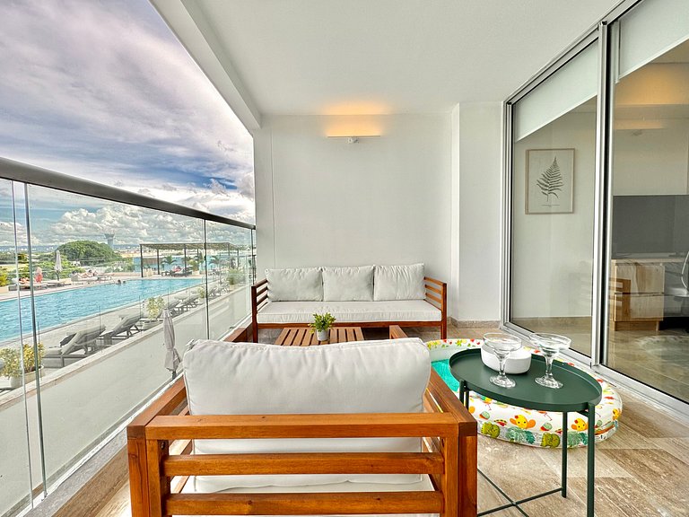 CB536 | Suite Familiar + Piscinita + Vista Piscina