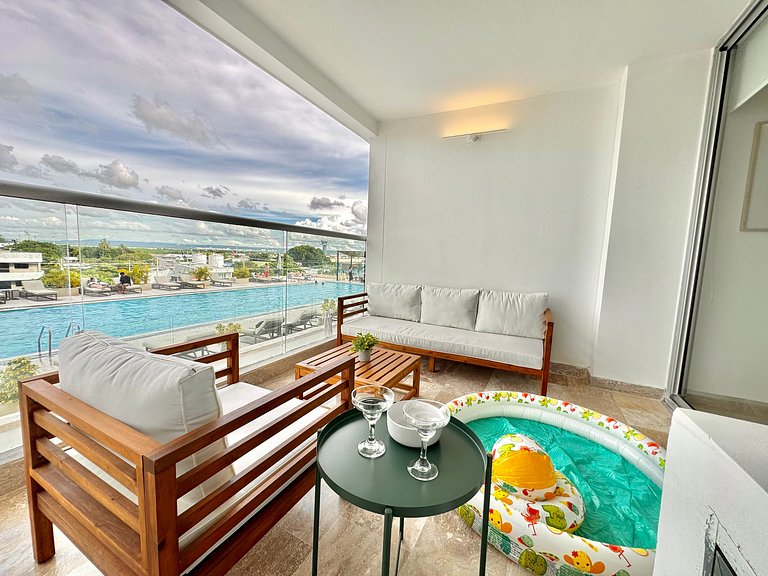 CB536 | Suite Familiar + Piscinita + Vista Piscina